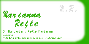marianna refle business card